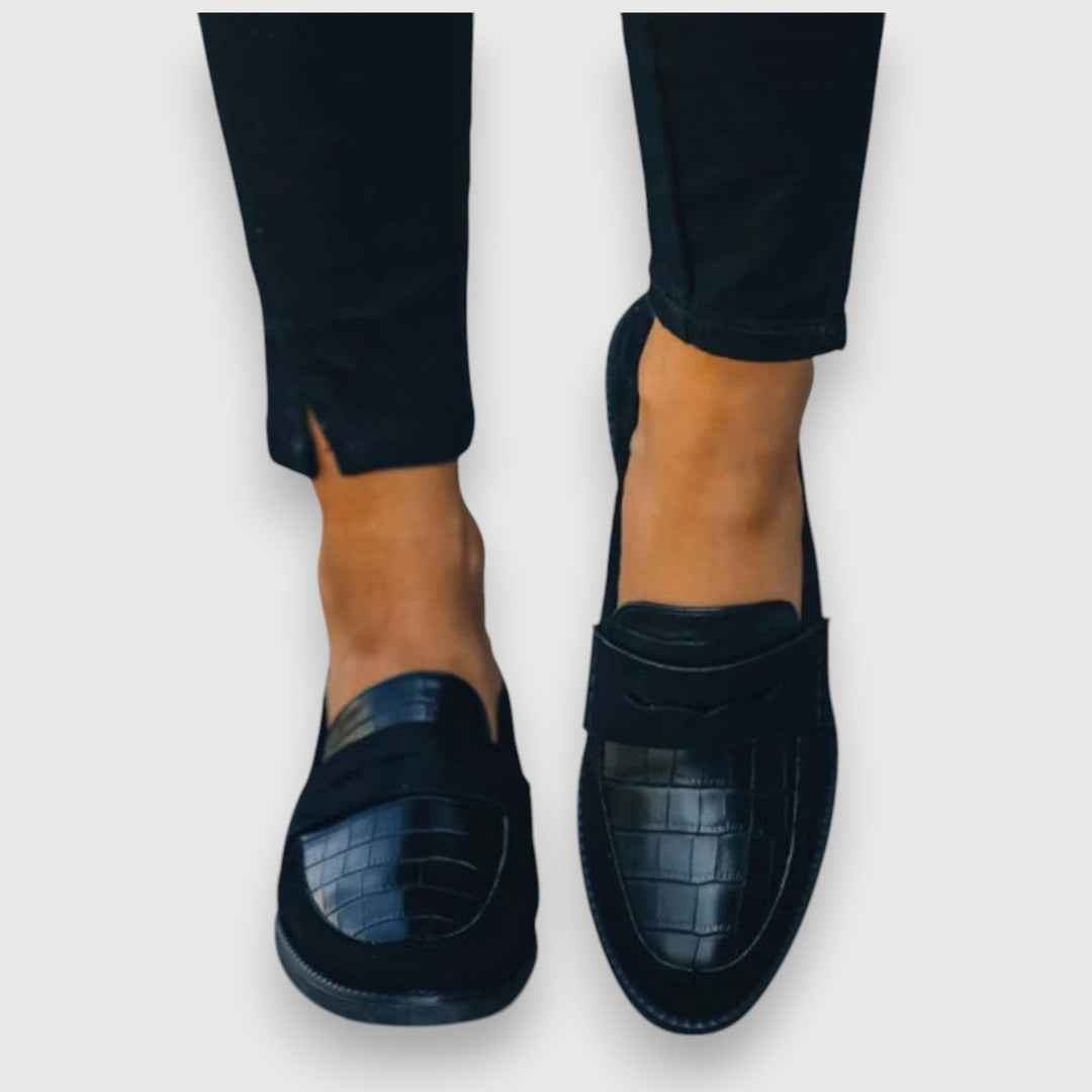 Alyana - Mocassins en Cuir Orthopédique