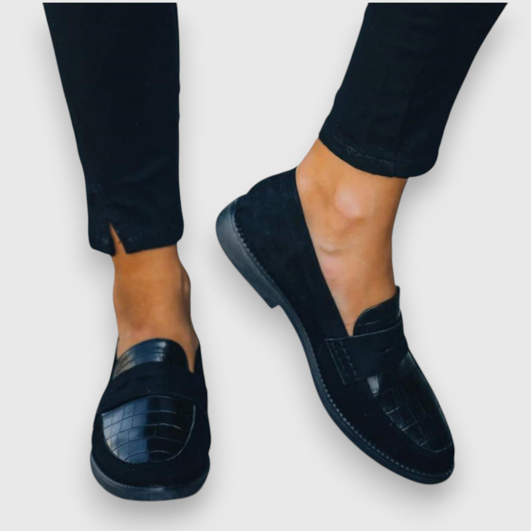 Alyana - Mocassins en Cuir Orthopédique