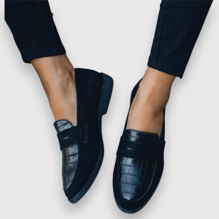 Alyana - Mocassins en Cuir Orthopédique