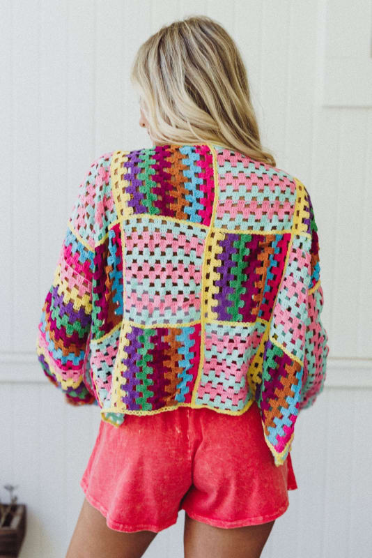 Cardigan au crochet