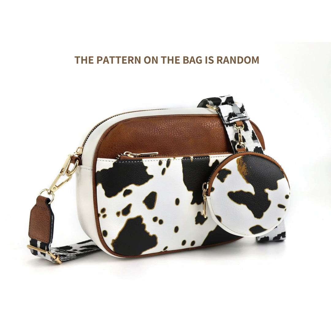 Sac à Bandoulière Carré à la Mode pour Femme