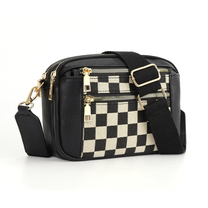 Sac à Bandoulière Carré à la Mode pour Femme