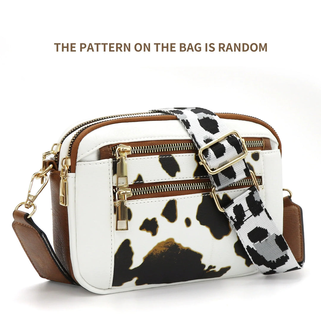 Sac à Bandoulière Carré à la Mode pour Femme