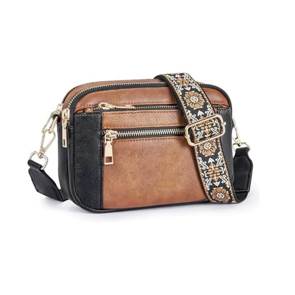 Sac à Bandoulière Carré à la Mode pour Femme