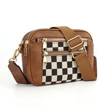 Sac à Bandoulière Carré à la Mode pour Femme