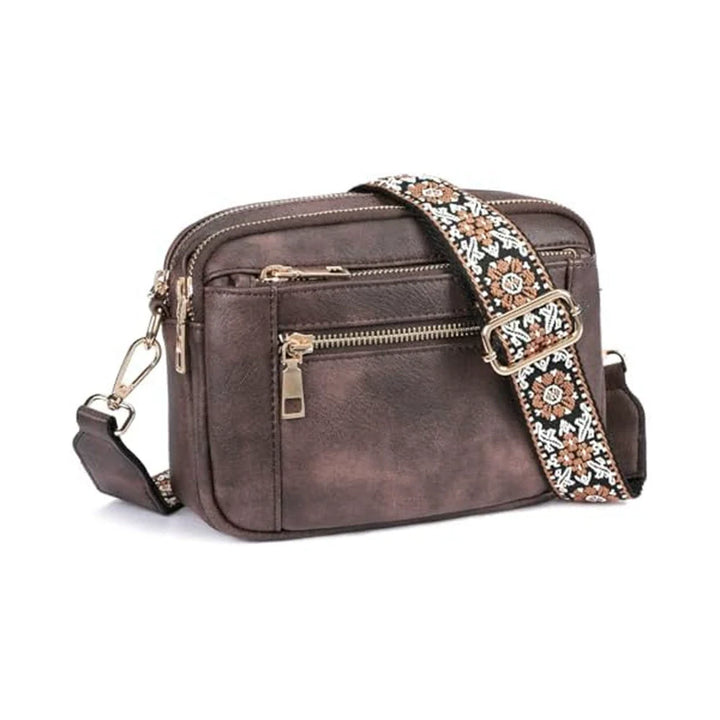 Sac à Bandoulière Carré à la Mode pour Femme