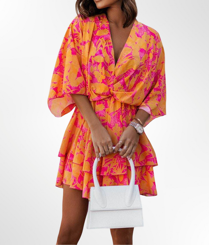 Susana | Mini-robe d'été vibrante et chic