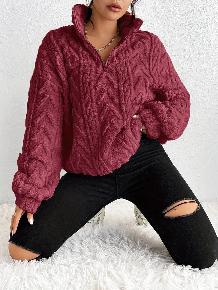 Aila - Pull Zippé Fluffy