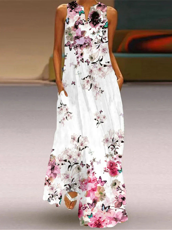 Aurelia | Robe A-Line Papillon en Fleurs