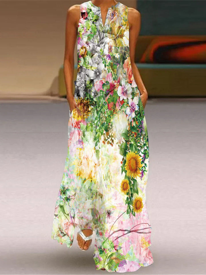 Aurelia | Robe A-Line Papillon en Fleurs