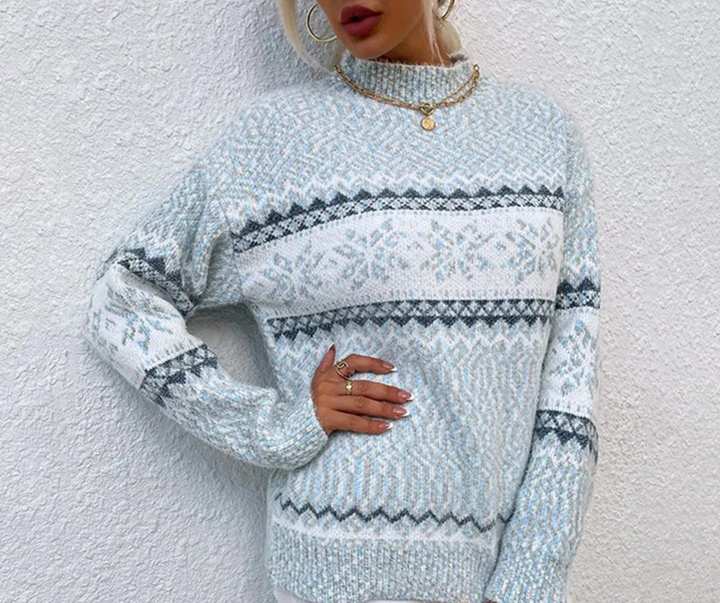 Bella - Pull Doux à Col Roulé