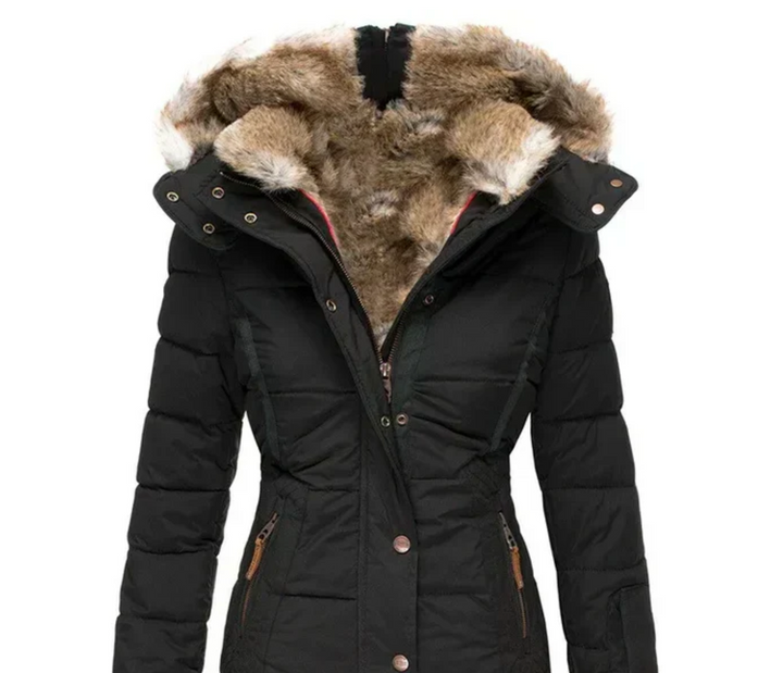 Bella - Manteau d'Hiver Confortable avec Intérieur en Fourrure