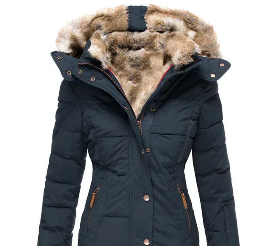 Bella - Manteau d'Hiver Confortable avec Intérieur en Fourrure