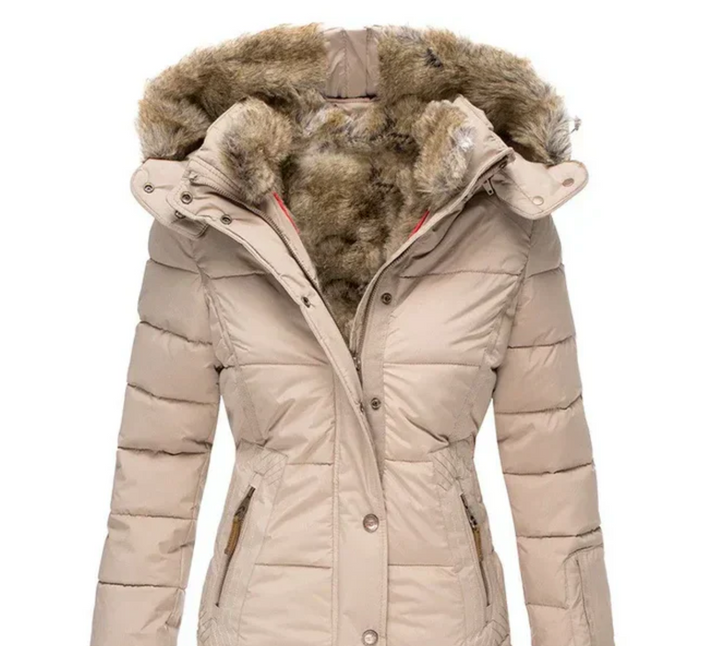 Bella - Manteau d'Hiver Confortable avec Intérieur en Fourrure