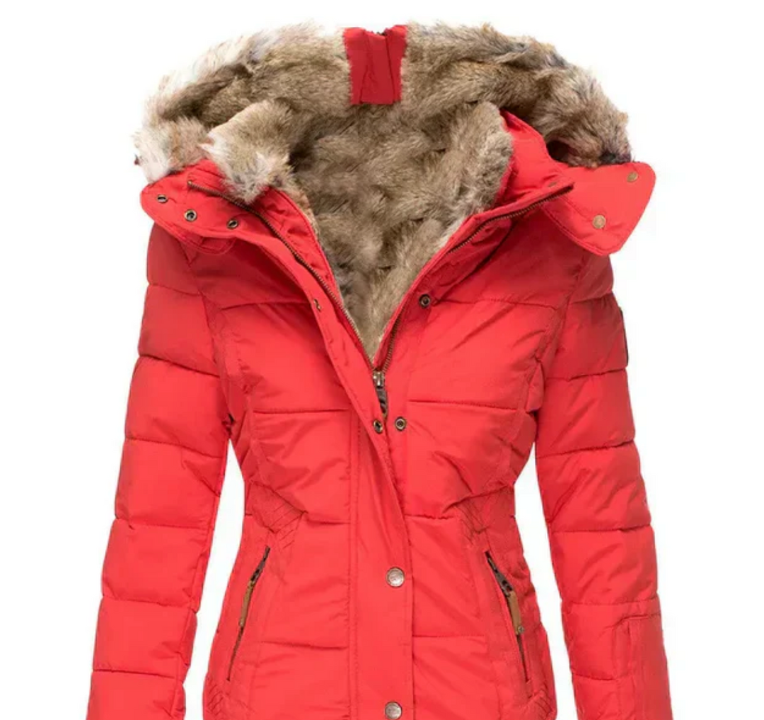 Bella - Manteau d'Hiver Confortable avec Intérieur en Fourrure