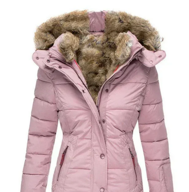 Bella - Manteau d'Hiver Confortable avec Intérieur en Fourrure