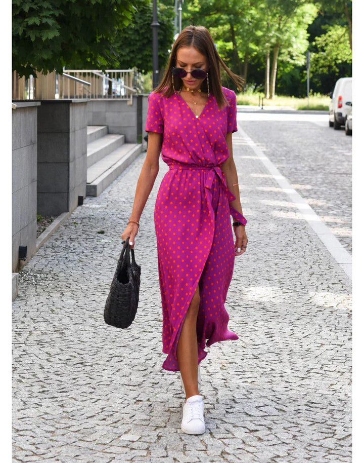 Suzanne | Robe élégante à col en V