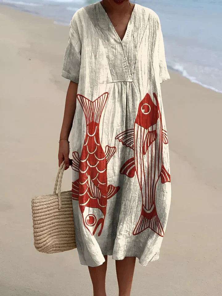 Belle | Robe d'été à motifs