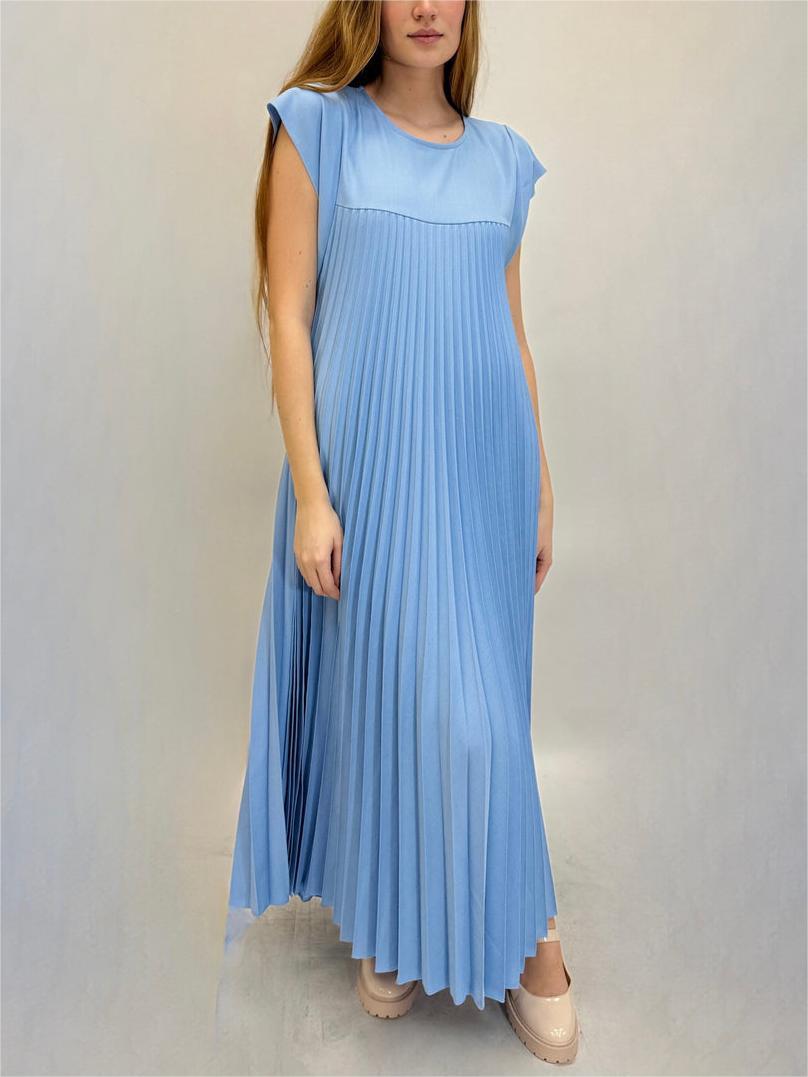 Sandra | Robe Élégante Plissée