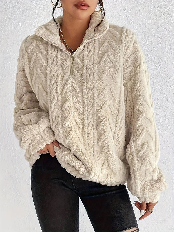 Aila - Pull Zippé Fluffy