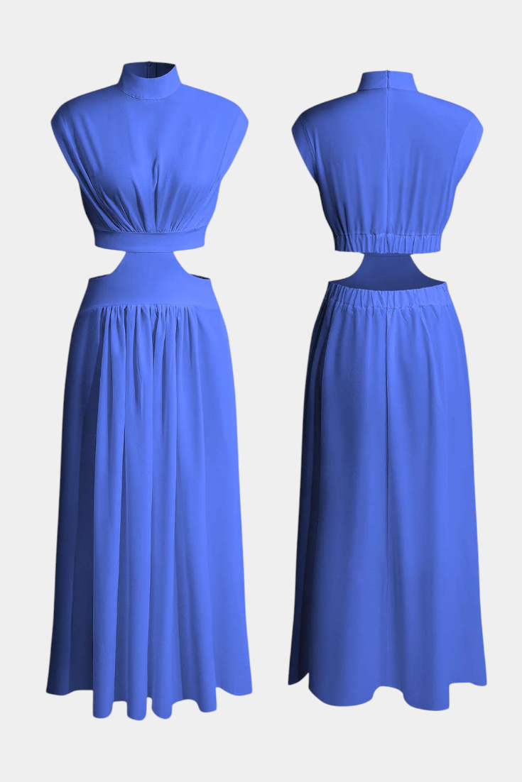 Bérénice | Ensemble robe fendue sur le côté