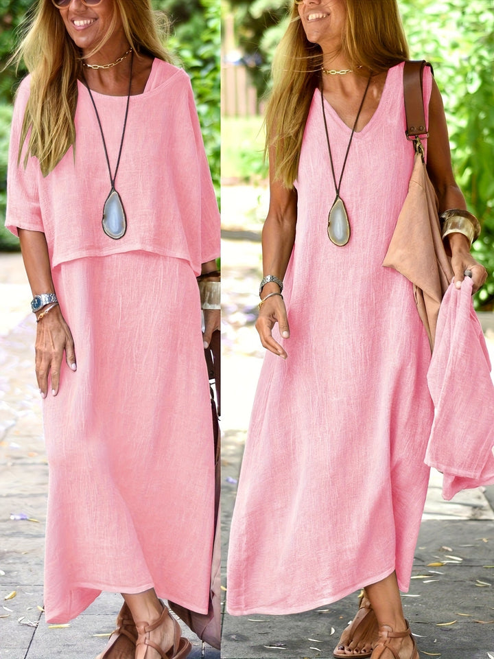 Arline - Robe Deux Pièces en Lin