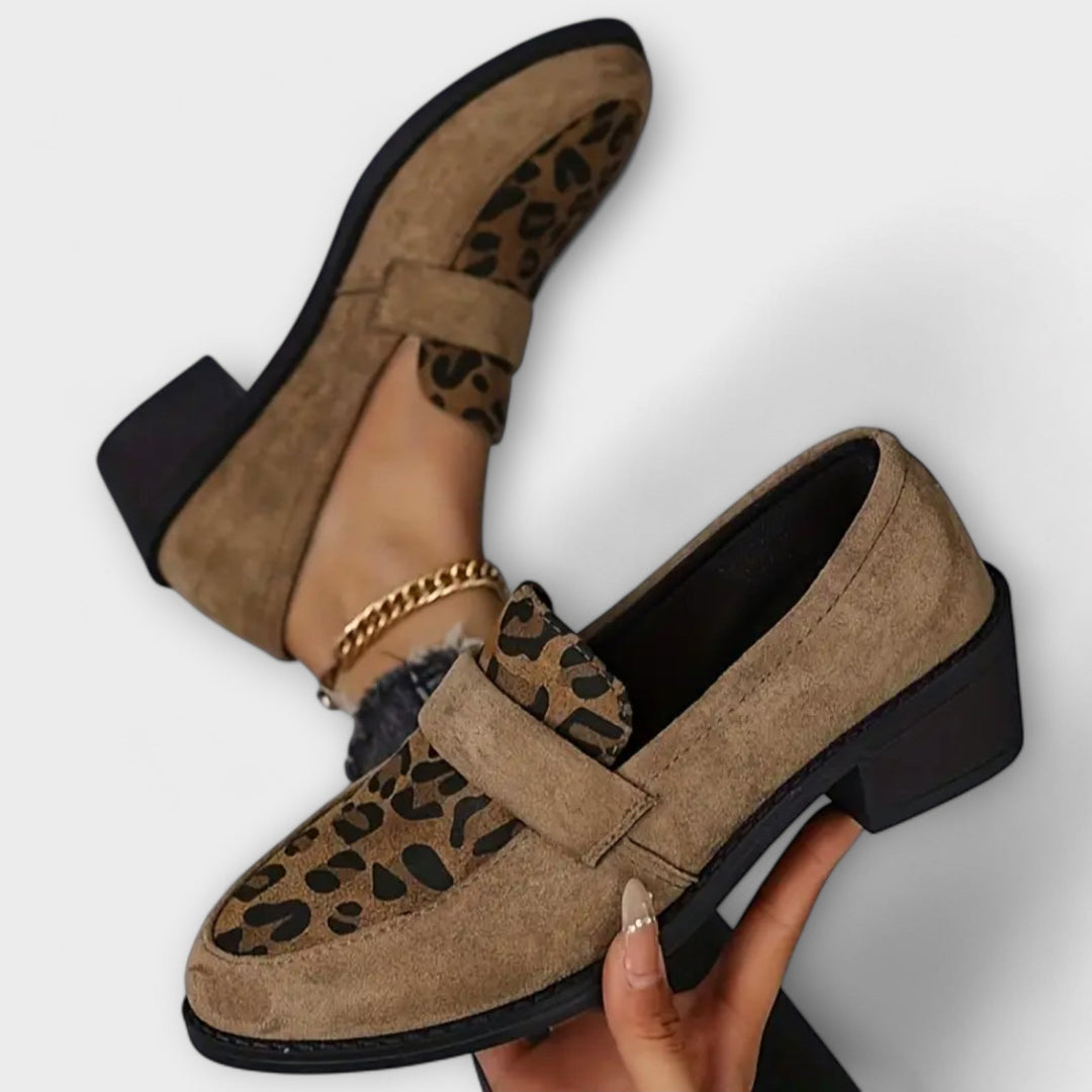 Carla | Chaussures Élégantes à Motif Léopard
