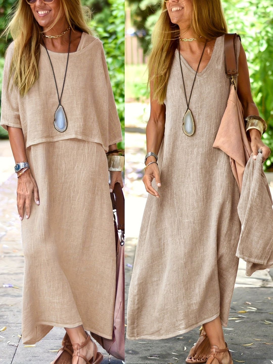 Arline - Robe Deux Pièces en Lin