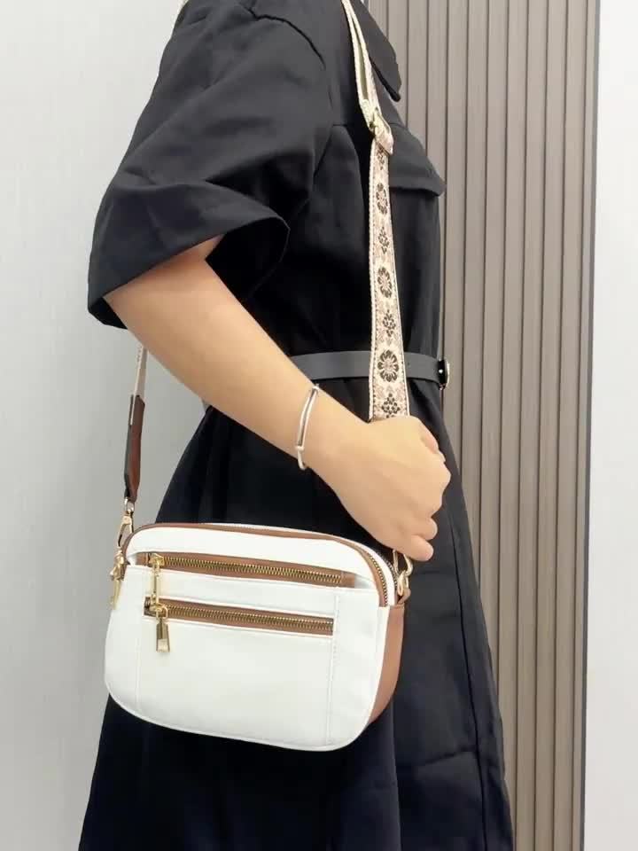 Sac à Bandoulière Carré à la Mode pour Femme