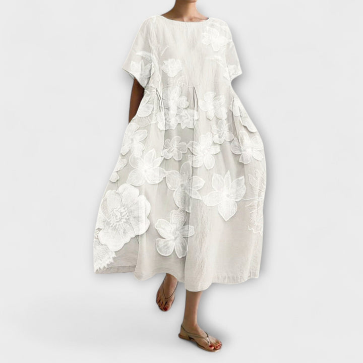 Olivia - Robe Élégante avec Motif Floral