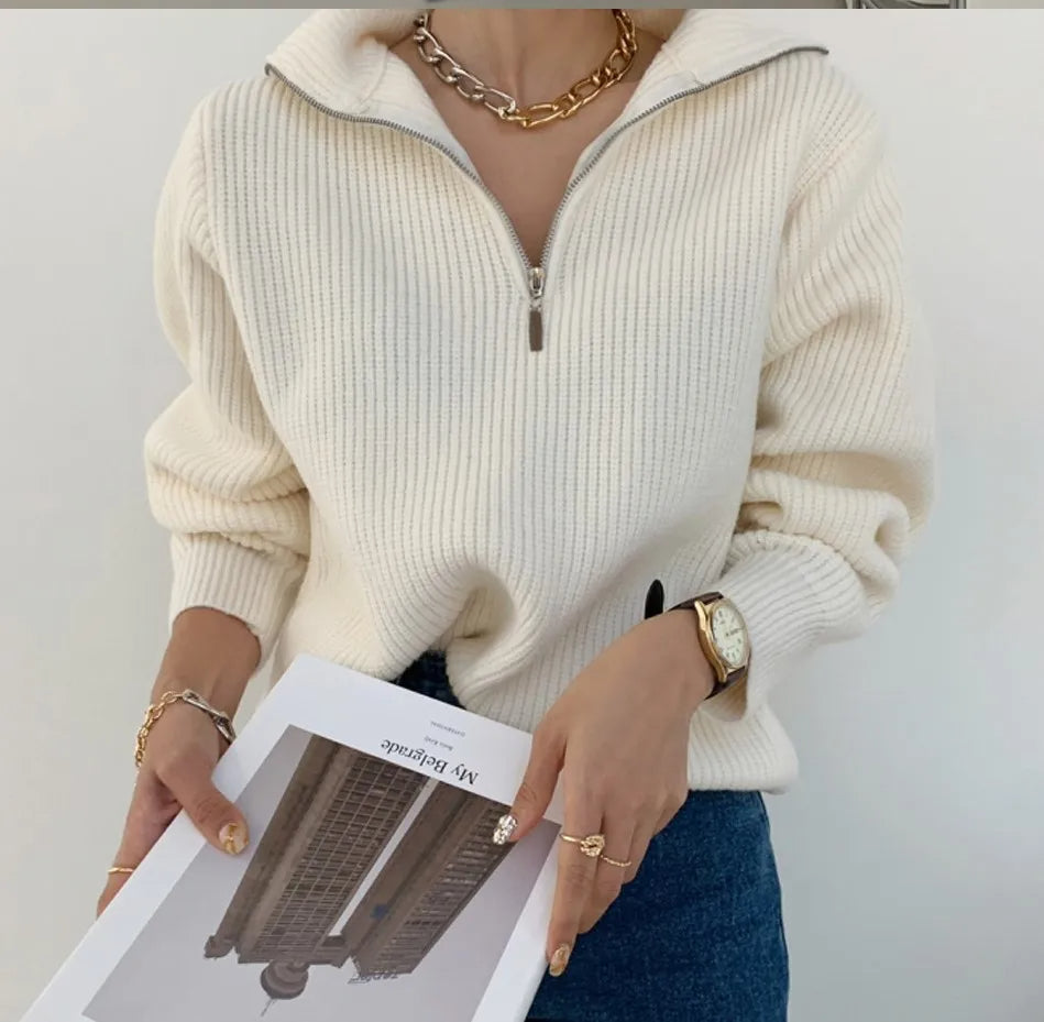 Ava | Pull Zippé