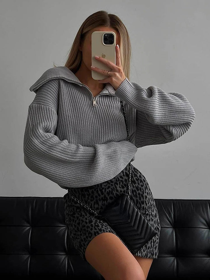 Ava | Pull Zippé