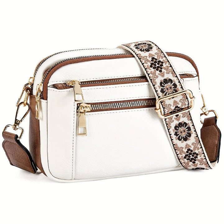 Sac à Bandoulière Carré à la Mode pour Femme