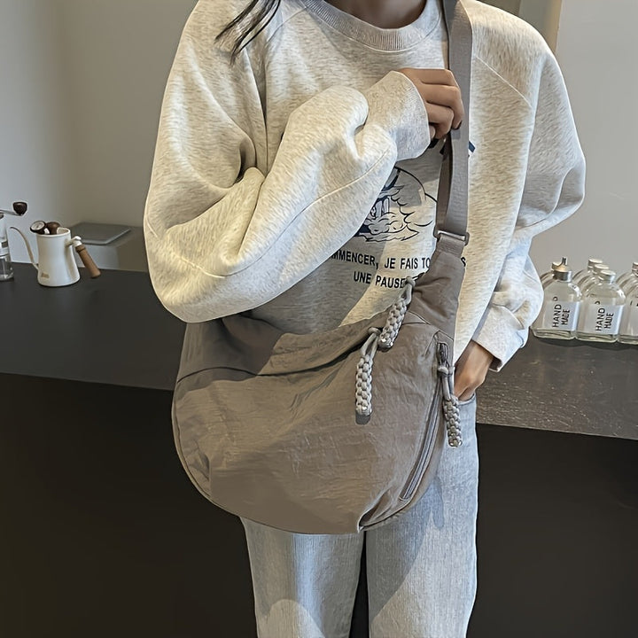 Sac à Bandoulière Élégant en Nylon pour Femme