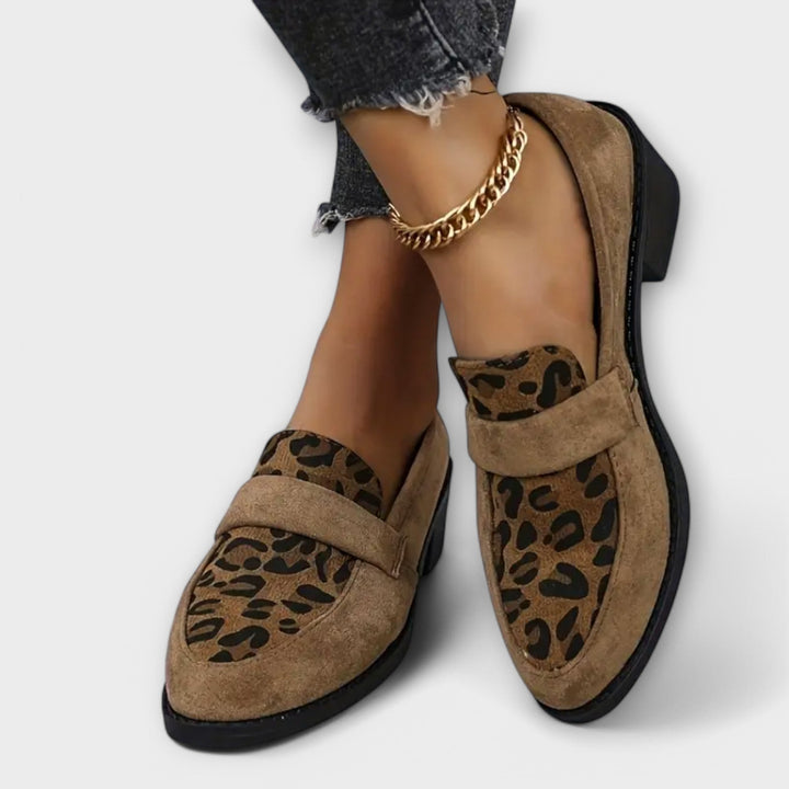 Carla | Chaussures Élégantes à Motif Léopard