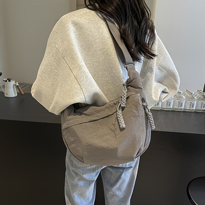 Sac à Bandoulière Élégant en Nylon pour Femme