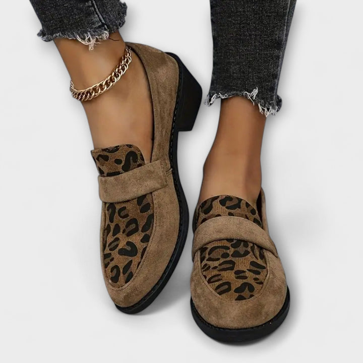 Carla | Chaussures Élégantes à Motif Léopard