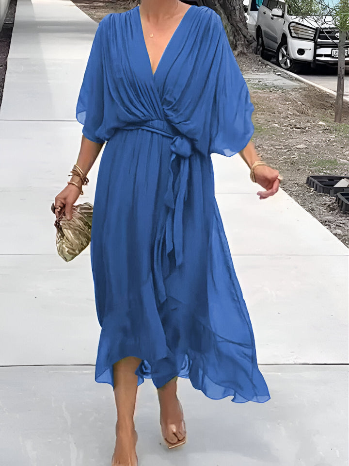 Alice | Robe élégante à col en V