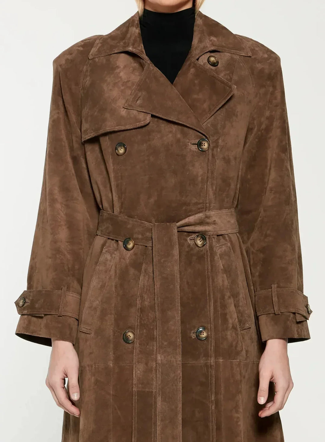 Trench en daim Harlow