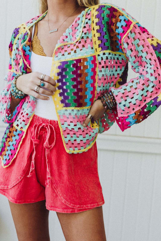 Cardigan au crochet