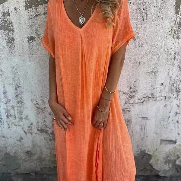 Sandrine | Robe à col en V