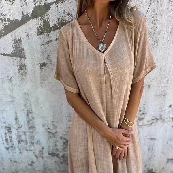 Sandrine | Robe à col en V
