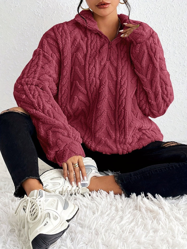 Aila - Pull Zippé Fluffy