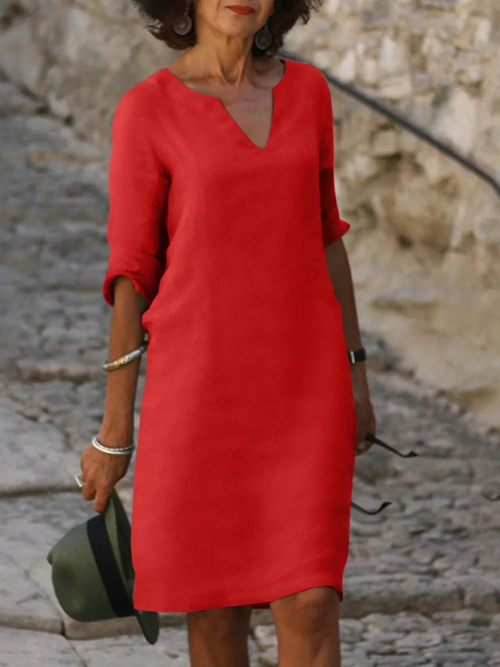 Saoirse | Robe à col en V qui cache le ventre