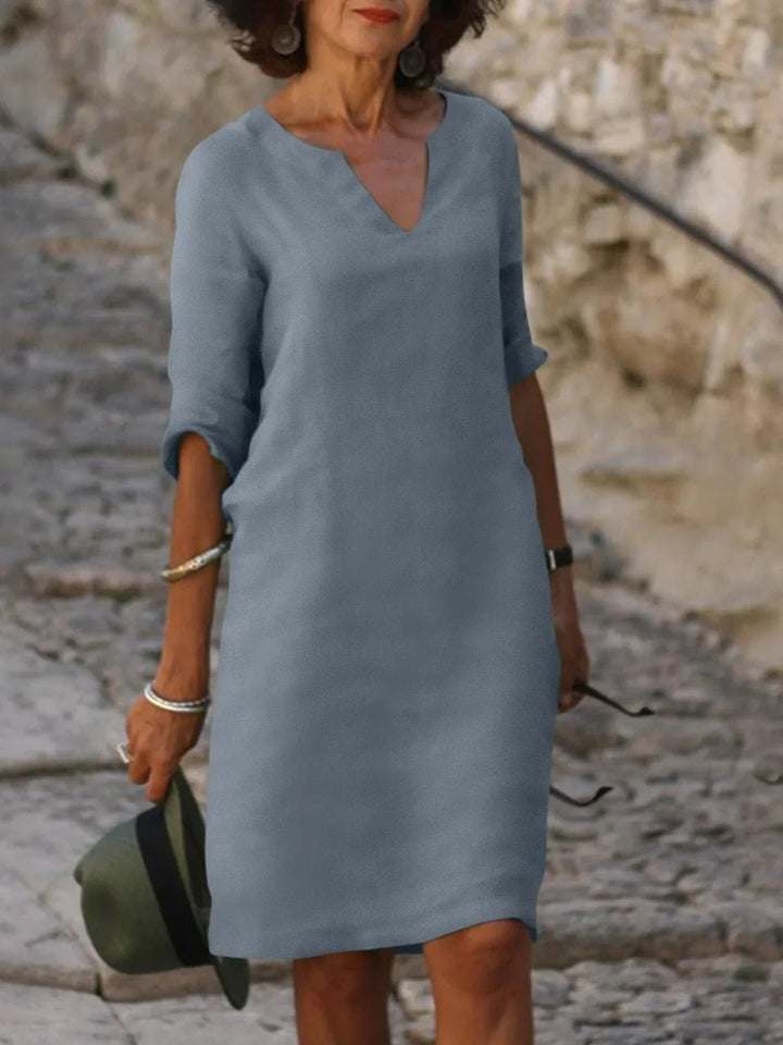 Saoirse | Robe à col en V qui cache le ventre