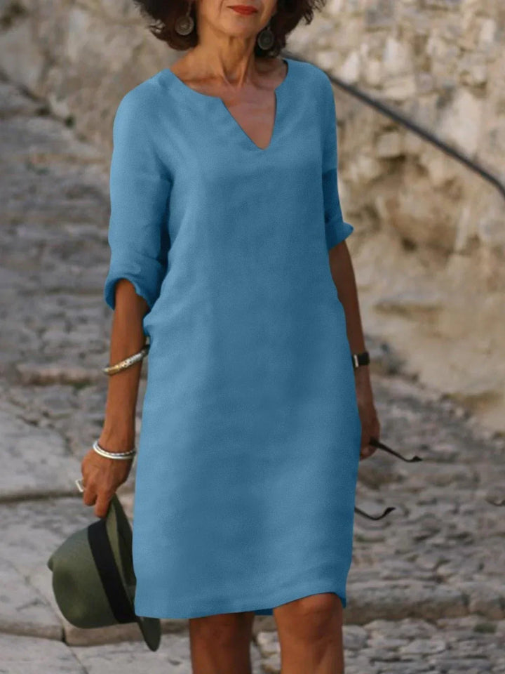 Saoirse | Robe à col en V qui cache le ventre