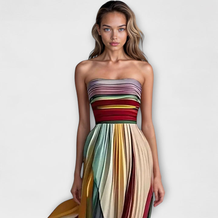 Vittoria™ | Robe Longue en Tissu Premium